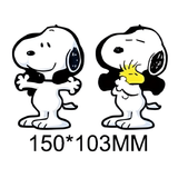 Peanuts Snoopy Hugging Woodst 3D lenticular print