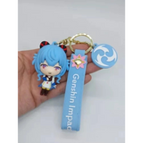 3D PVC Figure Keychain - Genshin Impact - Ganyu Chibi Standard Outfit