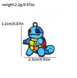 Bracelet Charm - Lilo & Stitch - Stitch holding yellow rubber duck