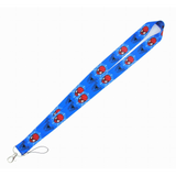 Lanyard - Spider-Man - Mask and Web Blue Lanyard