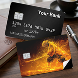 Credit Card Skin Sticker - Demon Slayer - Zenitsu Thunder Breathing - Holographic