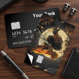 Credit Card Skin Sticker - Demon Slayer - Inosuke Under The Moon
