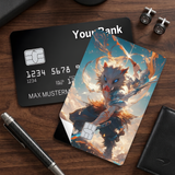 Credit Card Skin Sticker - Demon Slayer - Inosuke With Dual Swords
