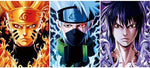 3D Lenticular Poster - Naruto - Naruto, Kakashi & Sasuke