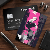 Credit Card Skin Sticker - Marvel - Spider-Gwen Crouching Pink Cityscape