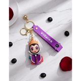 3D PVC Figure Keychain - Brujas Y Villanas - Evil Queen Holding Poison Apple