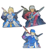 3D Lenticular Sticker - Fate/Zero - Saber Archer Lancer Three Forms