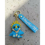 3D PVC Figure Keychain - How to Train Your Dragon - Stormfly Chibi Sitting