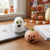 Squishy - Light-Up Squish Bead Jack-O-Lantern and Ghost 3 Inch (Random Design)