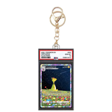 Card Keychain - Pokémon - Ampharos Graded Slab Illustration Rare