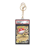 Card Keychain - Pokemon - Voltorb ex Graded Slab Reverse Holo