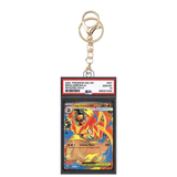 Card Keychain - Pokemon - Mega Emboar ex Graded Slab Reverse Holo