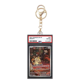 Card Keychain - Pokemon - Team Rocket's Meowth Graded Slab