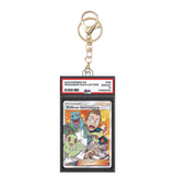 Card Keychain - Pokemon - Professor Elm's Lecture Graded Slab