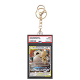 Card Keychain - Pokémon - Eevee & Snorlax GX Graded Slab