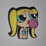 Shoe Charm - The Powerpuff Girls - Bubbles Blowing Bubble Gum