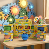 Fidget Toy - Rotating Fidget Ball Press To Spin (Random Color)