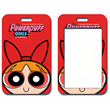 ID Card Badge Holder - Powerpuff Girls - Blossom Headshot Red Background