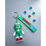 3D PVC Figure Keychain - Sonic the Hedgehog - Jet The Hawk 3D Figure