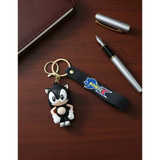 3D PVC Figure Keychain - Sonic the Hedgehog - Black Sonic Hands On Hips