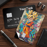 Credit Card Skin Sticker - Dragon Ball - Goku Graffiti Street Art