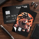 Credit Card Skin Sticker - Dragon Ball - Goku In Gi Before Red Sun