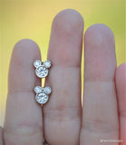 Stud Earrings - Disney - Mickey Mouse Zircon