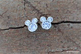 Stud Earrings - Disney - Mickey Mouse Zircon