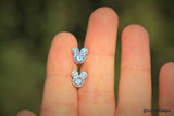 Stud Earrings - Disney - Mickey Mouse Zircon