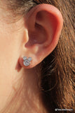 Stud Earrings - Disney - Mickey Mouse Zircon
