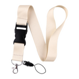 Lanyard - Plain Cream