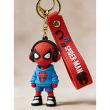 3D PVC Figure Keychain - Spider-Man - Chibi Hoodie Headphones