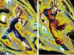 3D Lenticular Poster - Dragon Ball - Super Saiyan Vegeta & Super Saiyan Goku