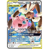 Card Keychain - Pokémon - Mega Lopunny & Jigglypuff Tag Team GX