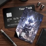 Credit Card Skin Sticker - Dragon Ball - Dark Armored Warrior - Holographic