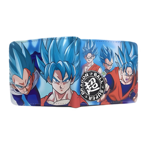 Short Wallet - Dragon Ball Super - Goku & Vegeta Super Saiyan Blue