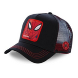 Baseball Cap - Marvel - Spider-man Black Red Mesh Trucker