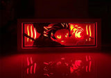 3D Paper Carving Light Lamp - Demon Slayer - Tanjiro Kamado