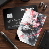 Credit Card Skin Sticker - Dragon Ball - Majin Buu Ink Splatter - Holographic