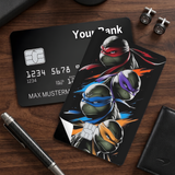 Credit Card Skin Sticker - Teenage Mutant Ninja Turtles - Artistic Sketch Of Ninja Turtles