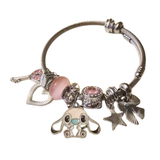 Charm Bracelet - Lilo & Stitch - Angel Pink Bangle