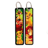 Embroidery Keychain - The Lion King - Simba, Timon & Pumbaa by Dream's Arts Online