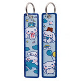 Embroidery Keychain - Sanrio - Cinnamoroll (Blue Sky Background) by Dream's Arts Online