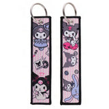 Embroidery Keychain - Sanrio - Kuromi (Skull & Gothic Pattern) by Dream's Arts Online
