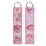 Embroidery Keychain - Sanrio - My Melody (Birthday & Candy Pattern) by Dream's Arts Online
