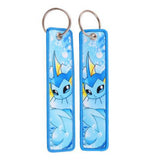 Embroidery Keychain - Pokemon - Vaporeon (Blue/Water) by Dream's Arts Online