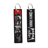 Embroidery Keychain - Star Wars - Darth Vader (Red Background) by Dream's Arts Online