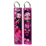 Embroidery Keychain - Demon Slayer - Nezuko Kamado (Pink) by Dream's Arts Online