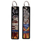 Embroidery Keychain - Dragon Ball - Goku (Ultra Instinct) by Dream's Arts Online