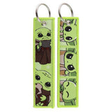 Embroidery Keychain - Star Wars - Baby Yoda/Grogu (Green) by Dream's Arts Online